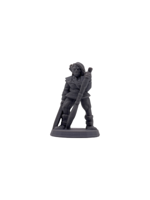 Half-Orc Ranger with Sword Female