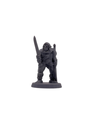 Half-Orc Ranger with Sword Male