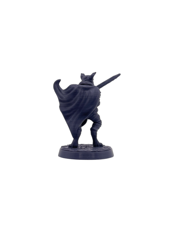 Tabaxi_M_Fighter_2_Back Tabaxi Fighter 2 Male