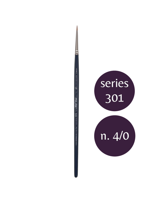 Pensulă Milan seria 301 nr. 4/0