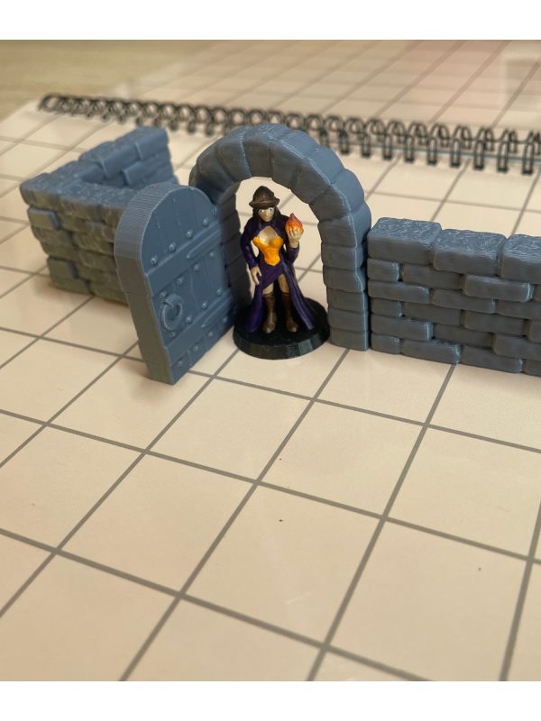 1 Brick Door – Open