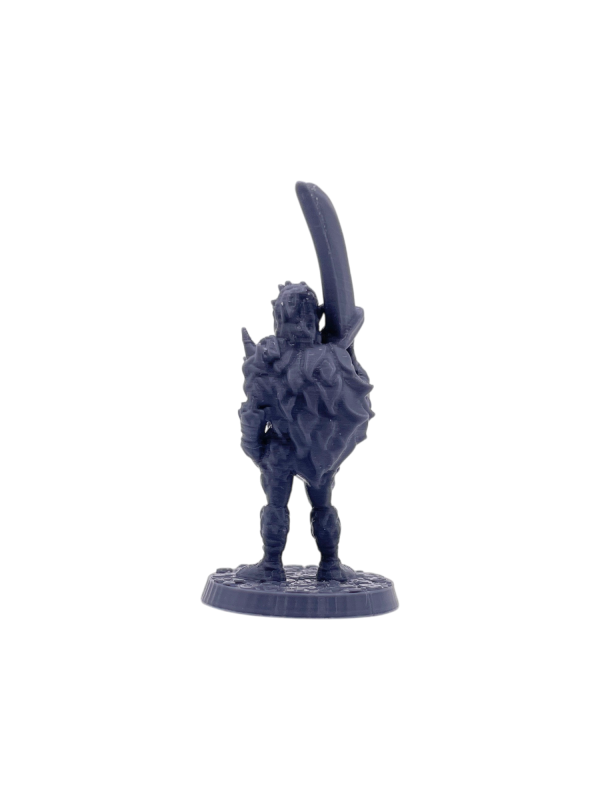 HalfOrc_F_Barbarian_Back Half-Orc Barbarian Female