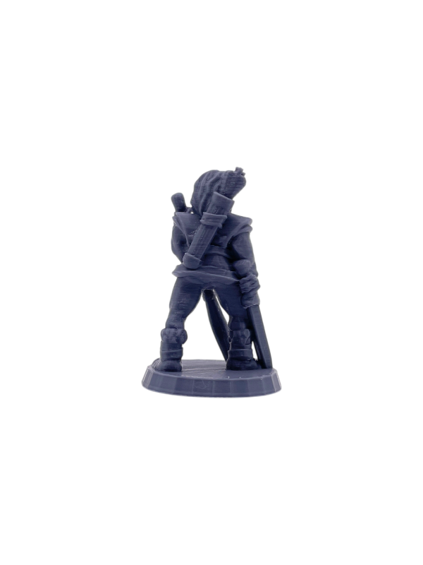 HalfOrc_F_Ranger_Sword_Back Half-Orc Ranger with Sword Female